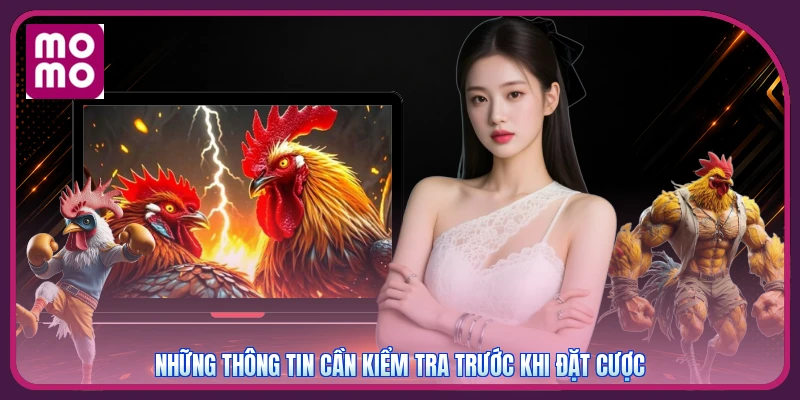 Những thông tin cần kiểm tra trước khi đặt cược