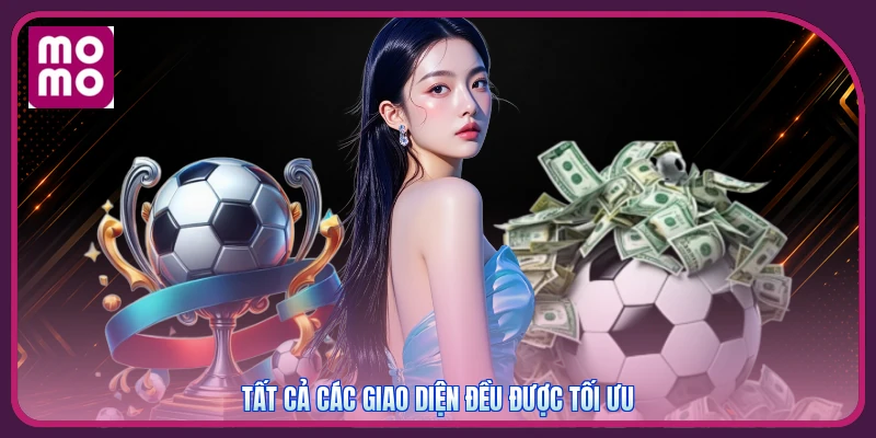 Tất cả các giao diện đều được tối ưu